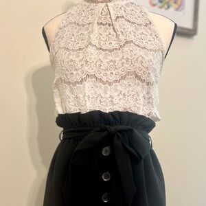 love, Fire White Lace Blouse